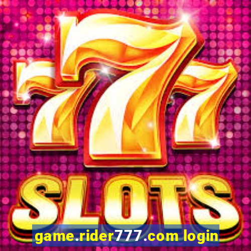 game.rider777.com login